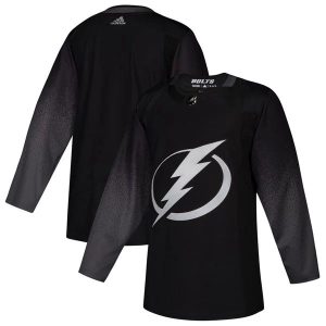 Herren Tampa Bay Lightning Eishockey Trikot Blank 2018-19 Schwarz Authentic